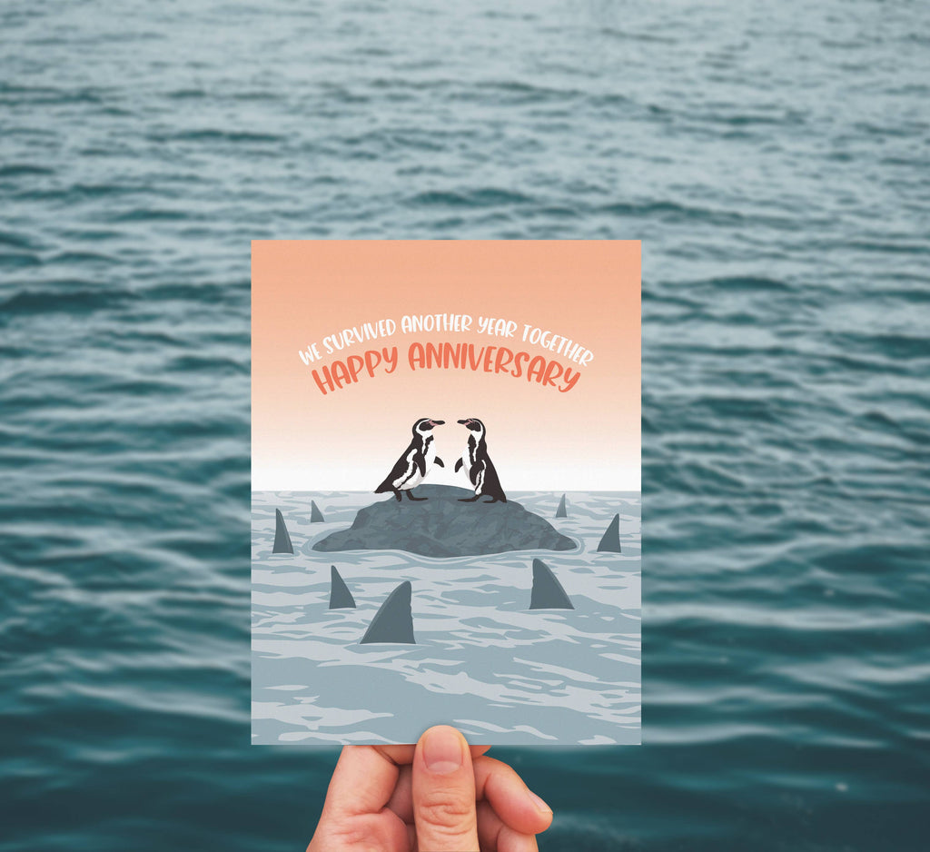 Modern Printed Matter - Survived Another Year Anniversary Card