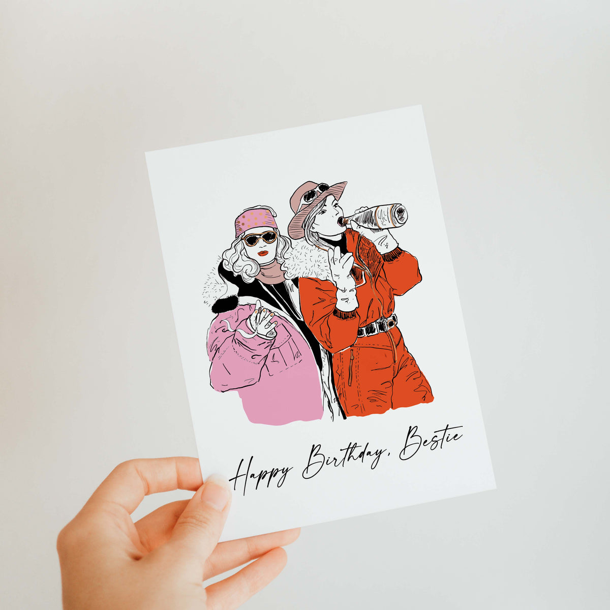Antiquaria - Besties Birthday Greeting Card