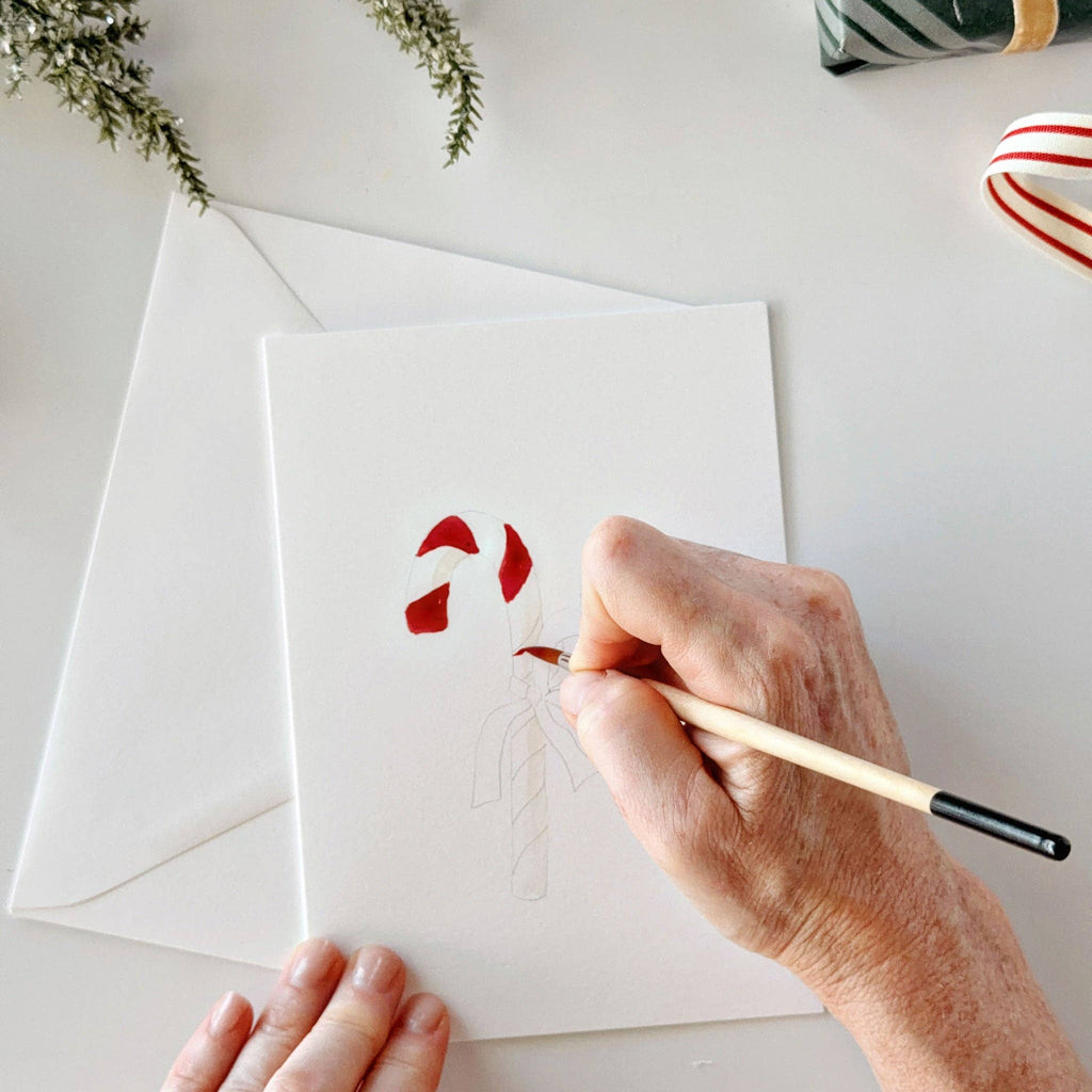 emily lex studio - Classic christmas paintable notecard