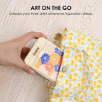 Grabie - Foldable Watercolor Set Of 56 With Water Brush Pen