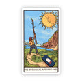 Big Moods - "The Anti Social Nature Lover" Tarot Card Sticker