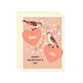 Wallflower Paper & Party - You & Me Bird Happy Valentine's Greeting Card