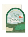 Ginger P. Designs - Time to Par-Tee Golf Birthday Arch Greeting Card