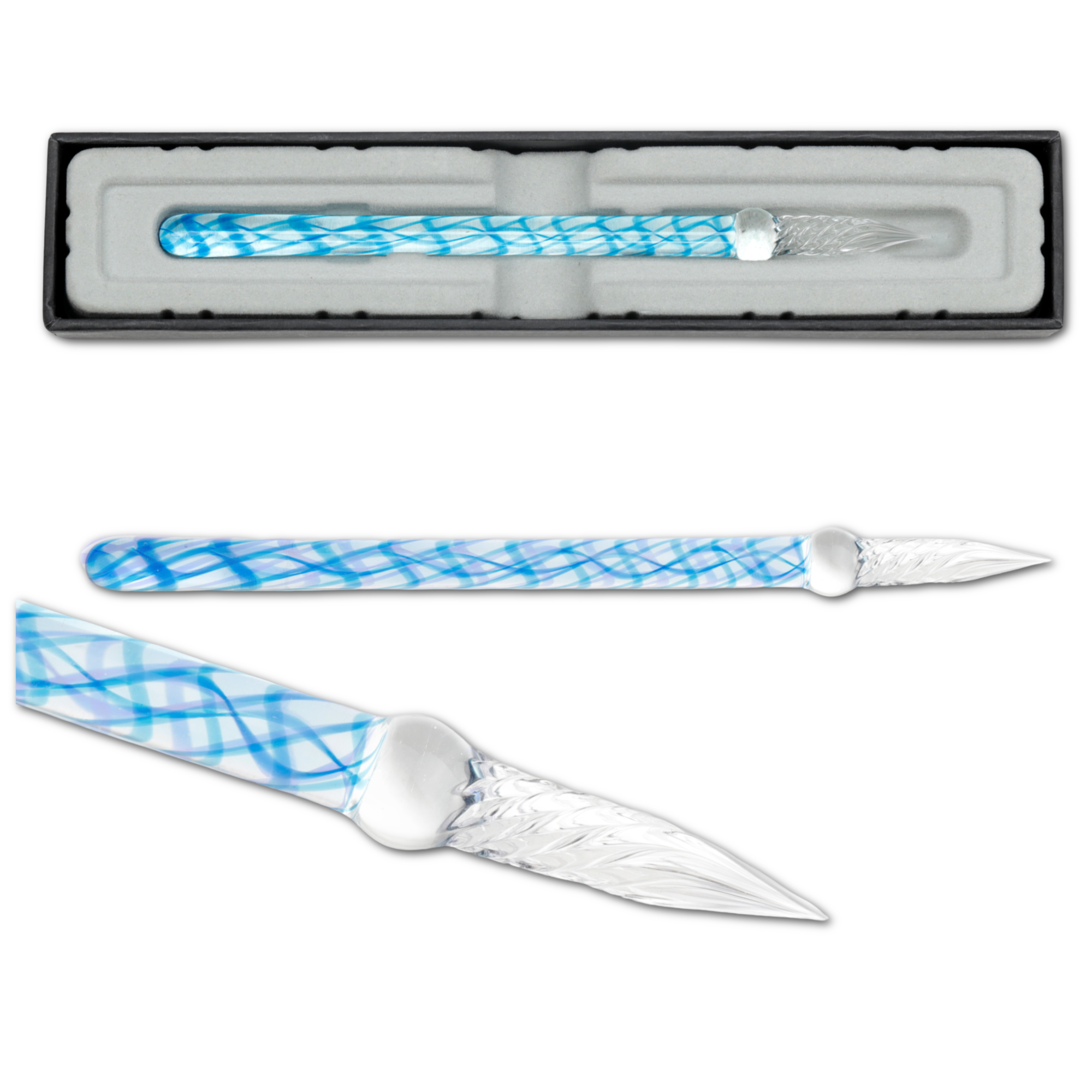 Herbin Glass Dip Pens: Turquoise