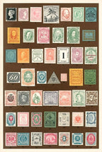 Found Image Press - Postcard LT-240 Stamps of the World