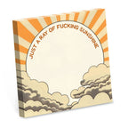 Bad Betty Greeting Co. - Funny Sarcastic Sticky Note Pad - Ray of Sunshine