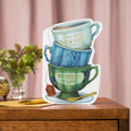Good Juju Ink - New Home Teacup Stack Diecut Card
