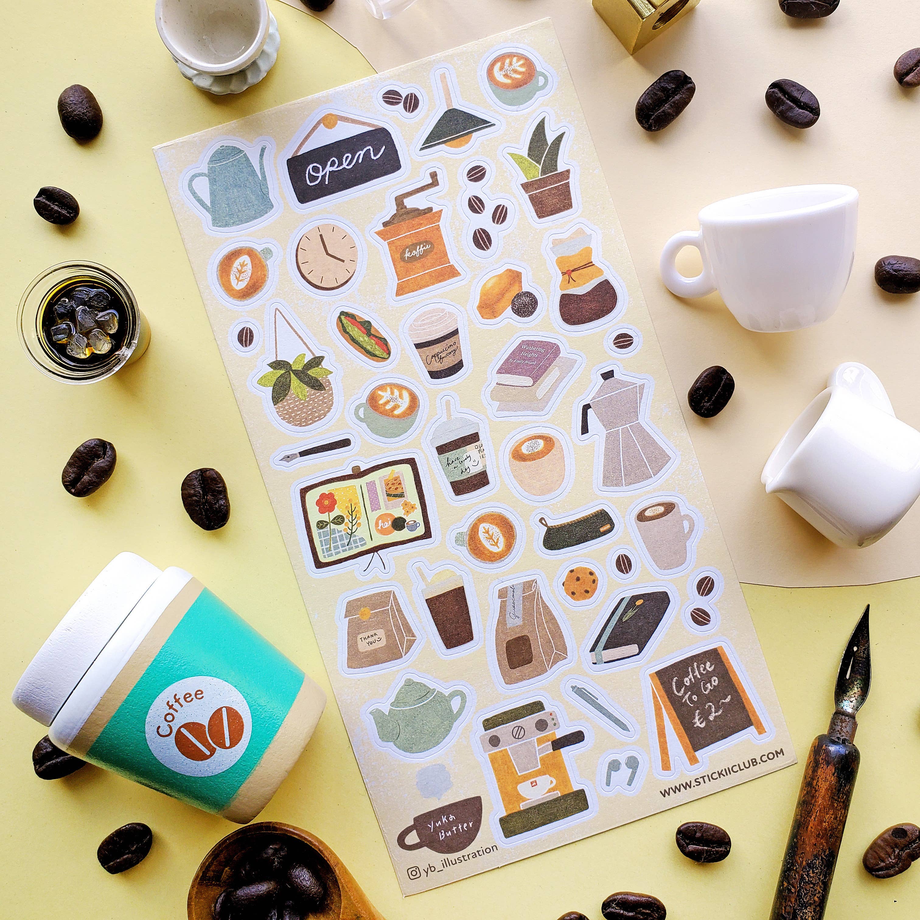 STICKII - Cafe Joy Sticker Sheet