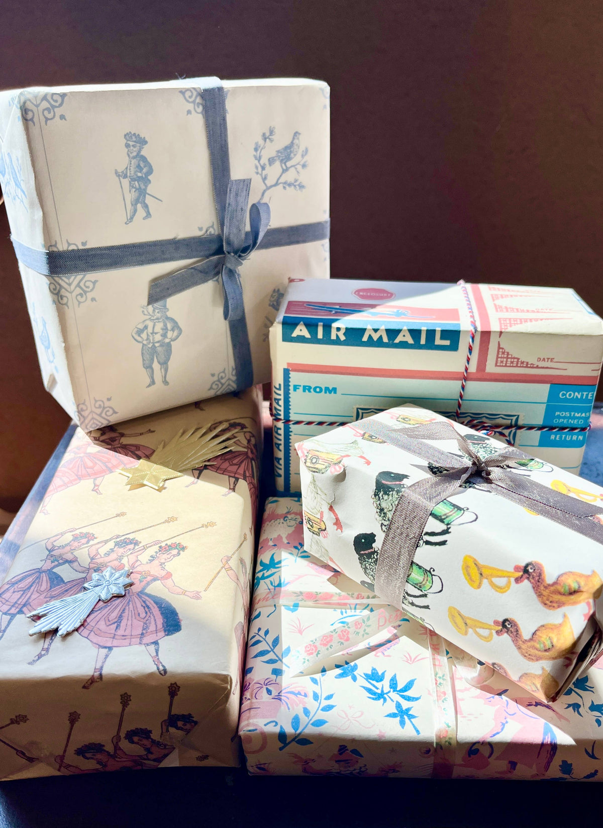 Parcel - Parcel Artisan Wrapping Paper, Airmail