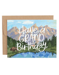 1canoe2 - Grand Birthday Greeting Card