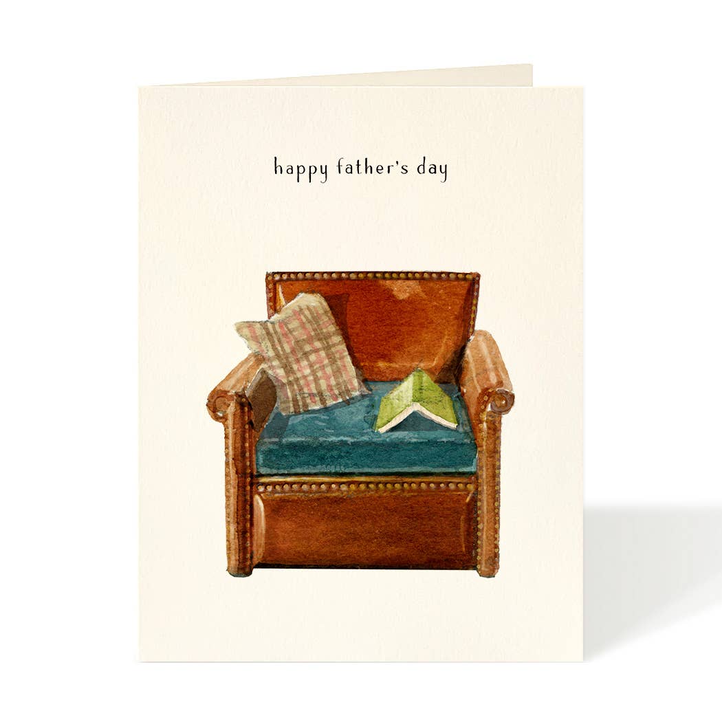 Felix Doolittle - Reading Chair -Father's Day Card