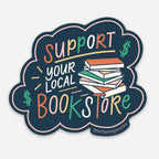 Lettering Works - Support Your Local Bookstore Sticker
