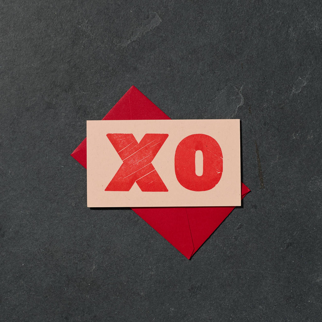 Etc. Letterpress - XO Mini Card