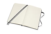 Moleskine Classic Expanded Hard Cover Notebook, 5" x 8-1/4", Ruled, 400 Pages, Black