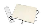 Moleskine Classic Expanded Hard Cover Notebook, 5" x 8-1/4", Ruled, 400 Pages, Black