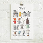 Yeesan Loh - 2026 Calendars: Coffee Brewing: MON-SUN,  Standard, Classic