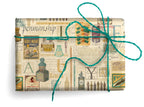 San Lorenzo Design - Florentine  Wrapping Paper, 19.7 x 27.6 in.: Penmanship