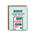 I'll Know It When I See It - Marriage dinner love greeting card