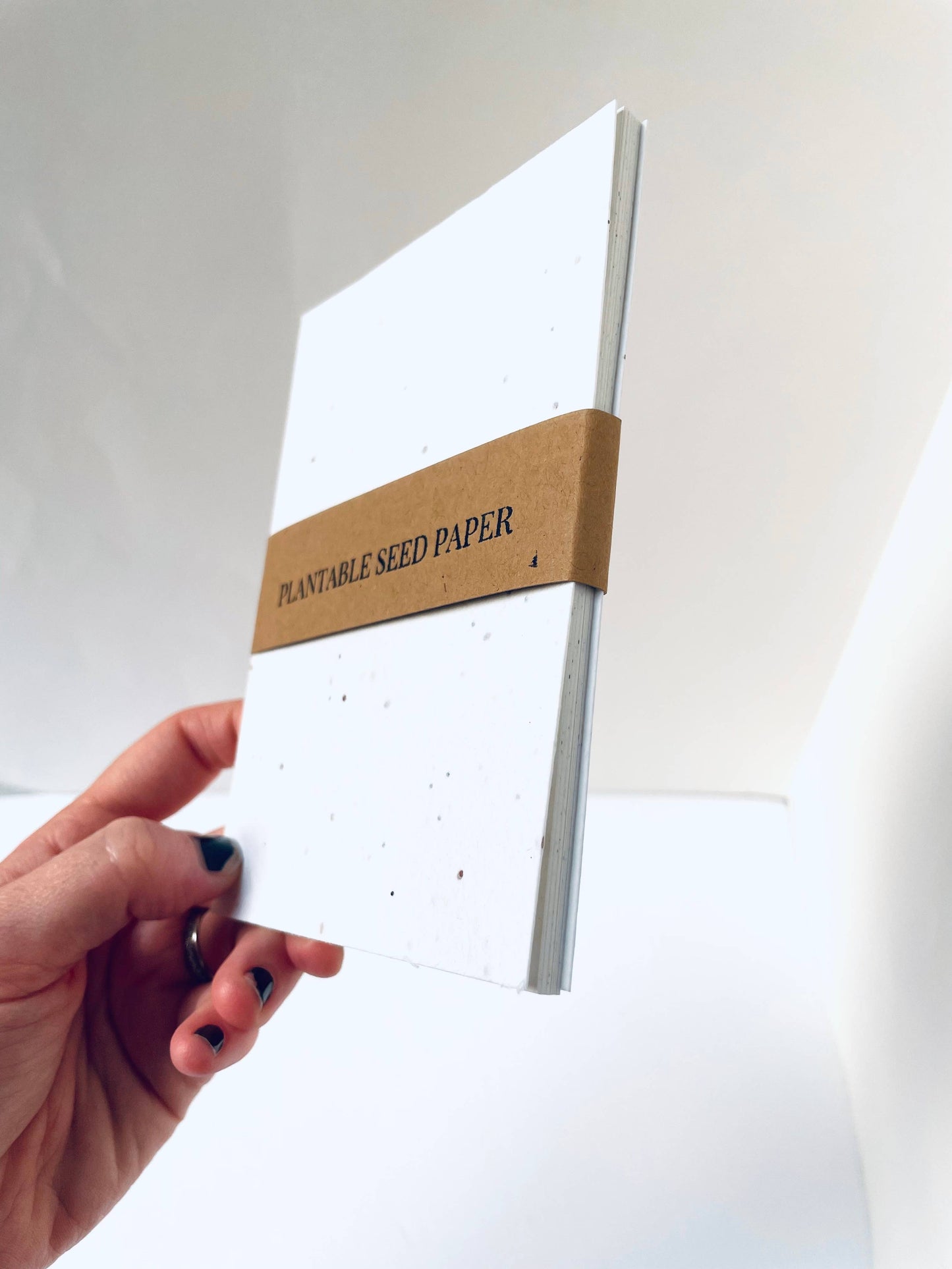 Atelier By Cat - Mini Seed Paper Notebook Eco-Friendly Paper Goods Plantable: Blank