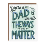 Morgan Swank Studio - Dad to Me | Alternative Father's Day Card