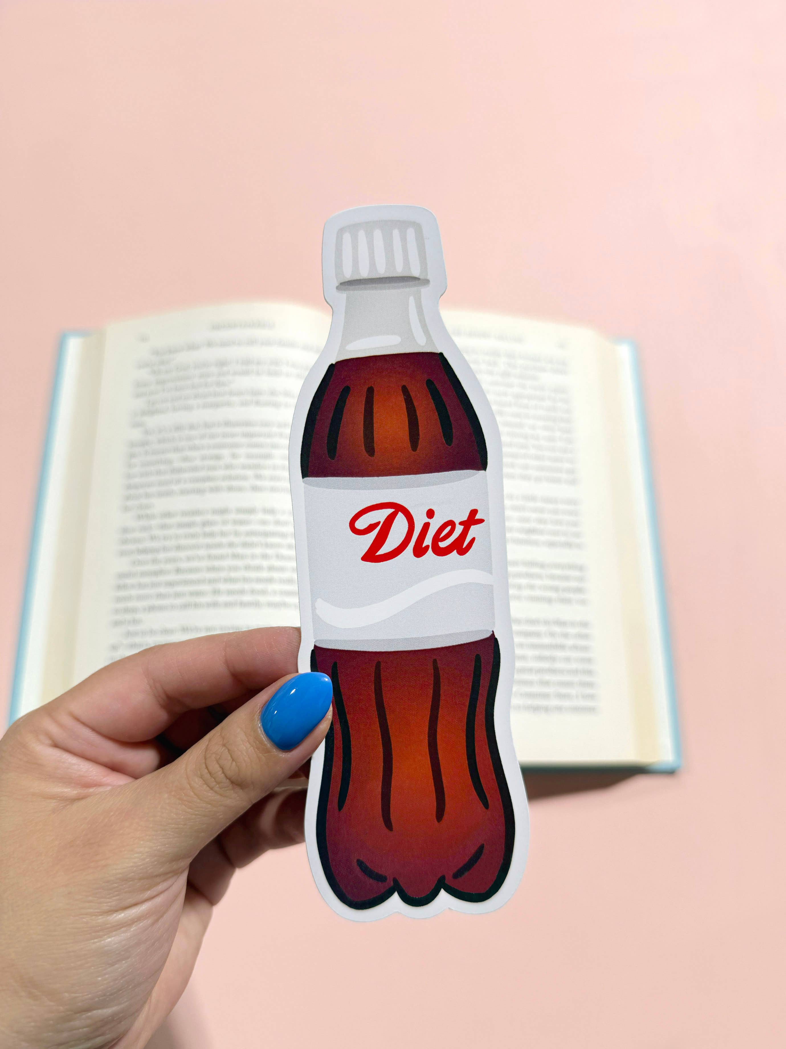 Bloomwolf Studio - Diet Soda Die Cut Bookmark