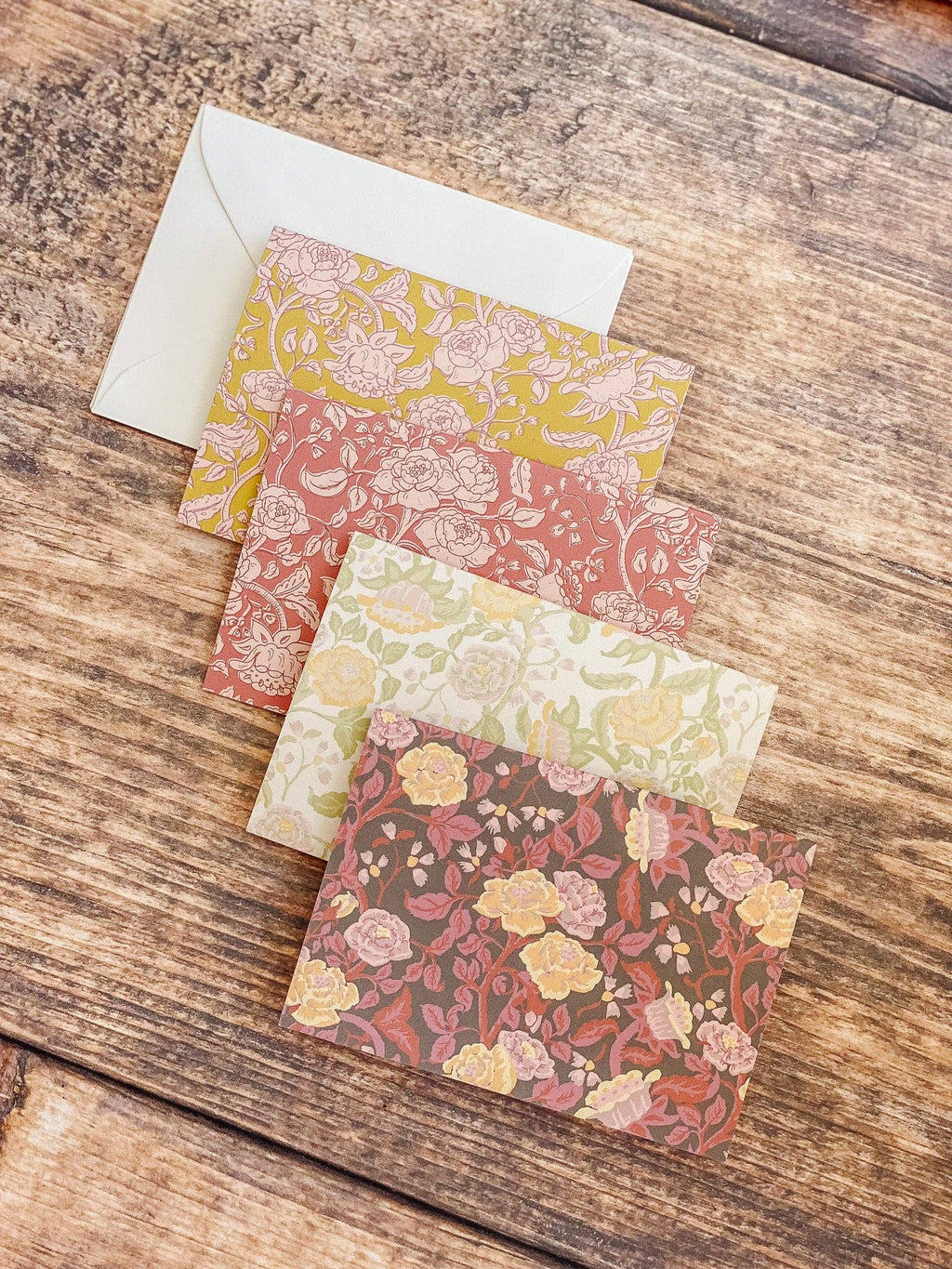 re:mused studio - The English Rose Folded Mini Card Set of 8