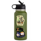 Juju and Moxie - Halloween Stir the Pot Humor High Quality Vinyl Sticker