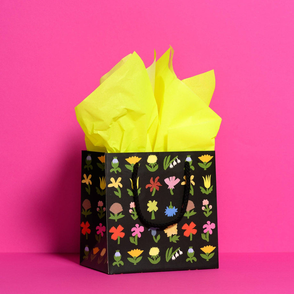 Red Cap Cards - Neon Yellow tissue paper: 8 Sheets