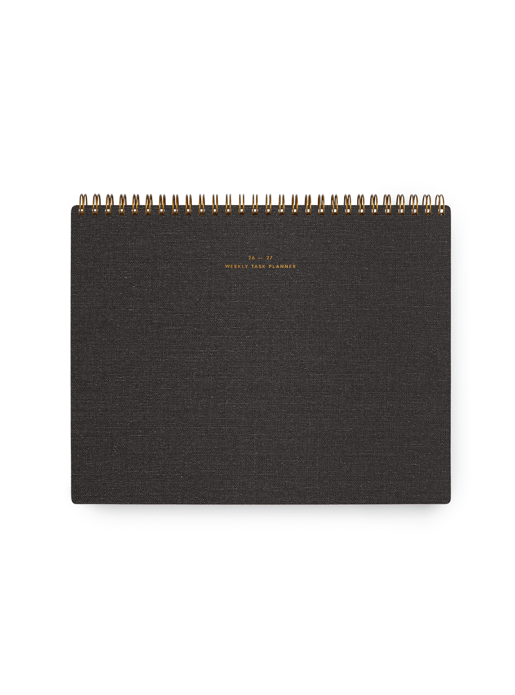 Appointed - 26-27 Weekly Task Planner: Charcoal Gray