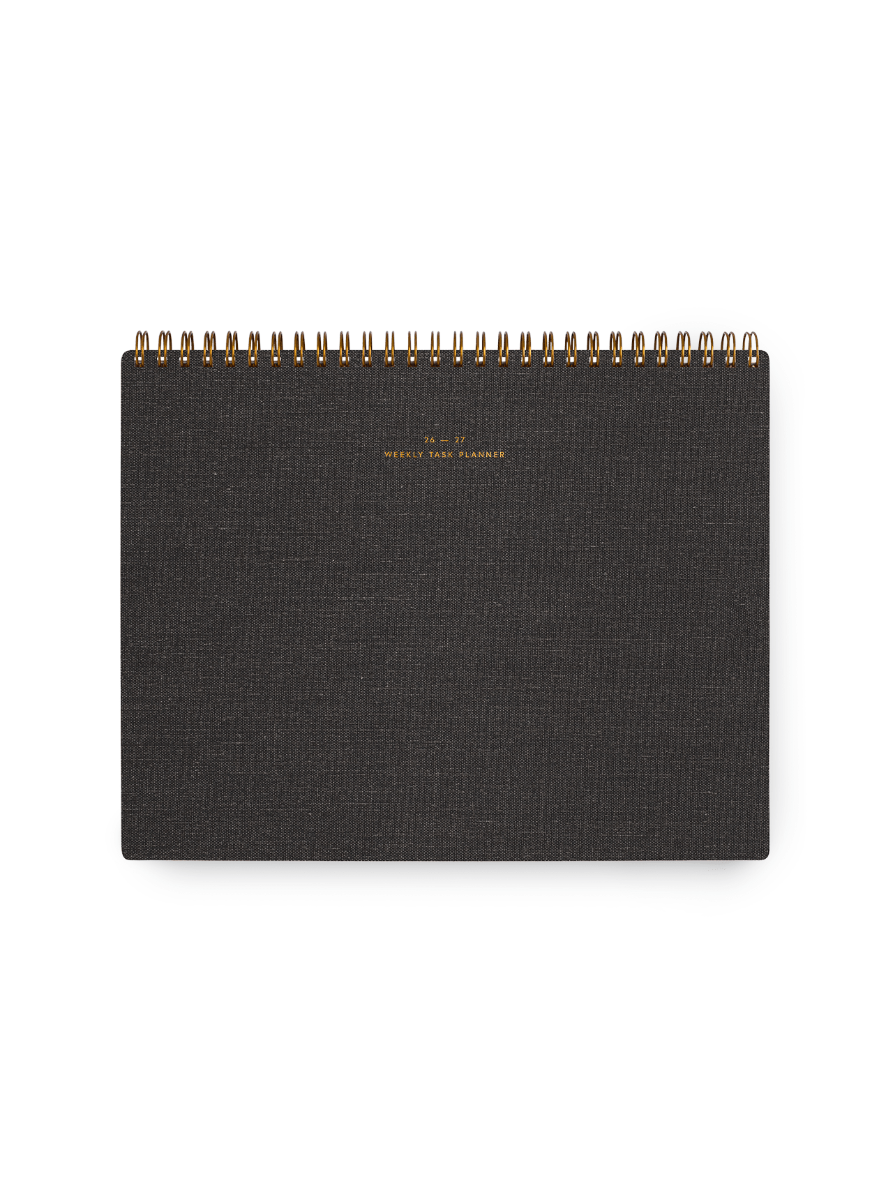 Appointed - 26-27 Weekly Task Planner: Charcoal Gray