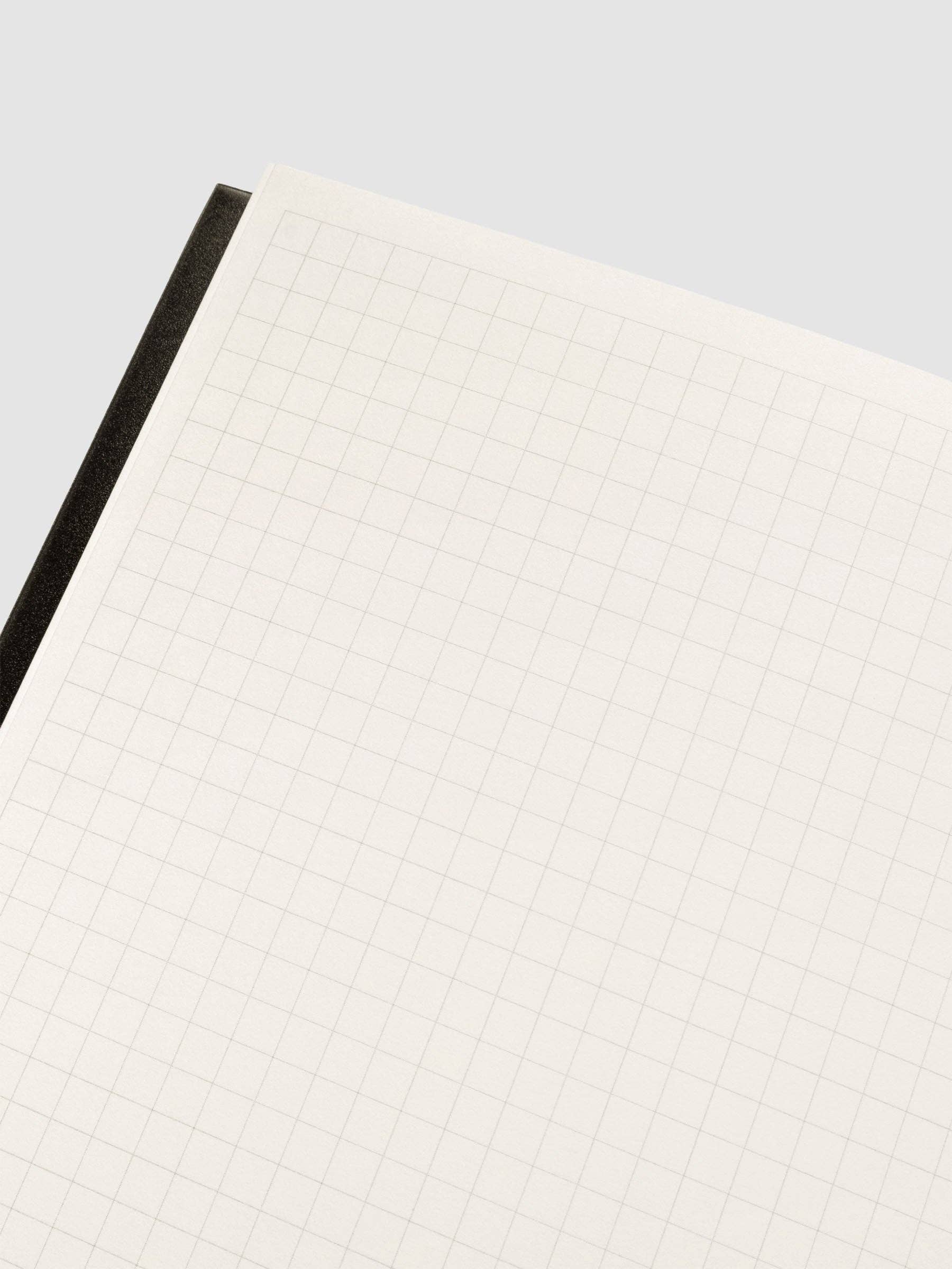 Cloth & Paper - Perfect Bound Notebook | A5: Lined | Ash