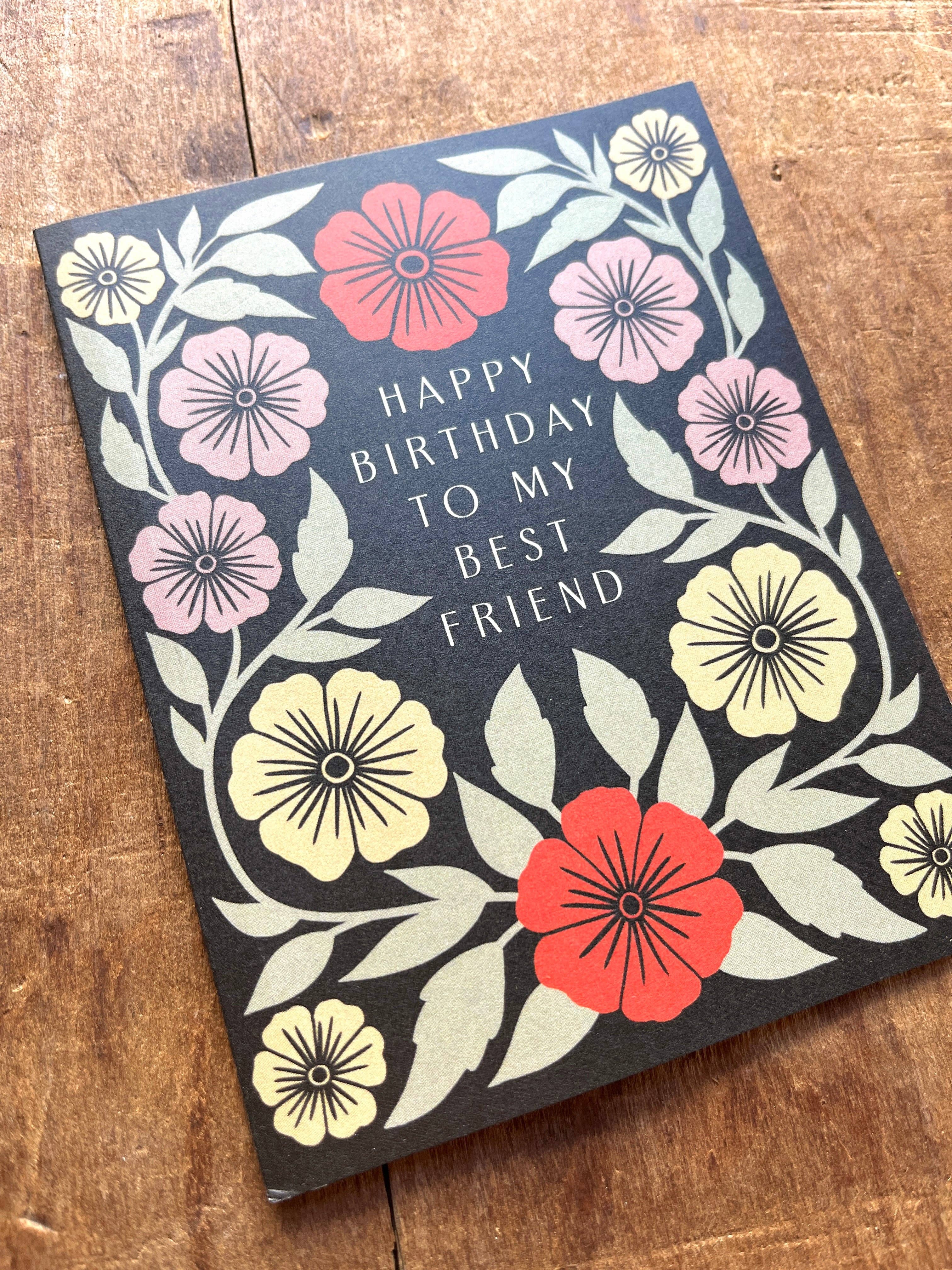 Katharine Watson - "Happy Birthday to My Best Friend," Greeting Card