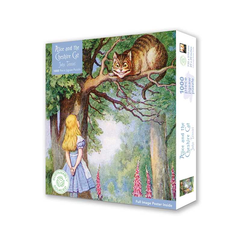 Simon & Schuster - Adult Sustainable Jigsaw Puzzle Alice and the Cheshire Cat