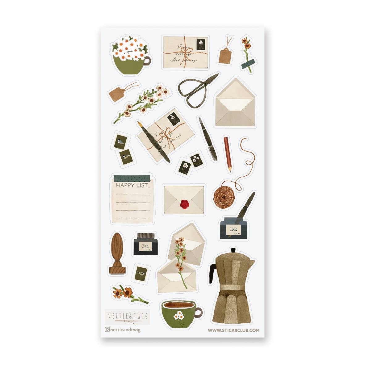 STICKII - Mail Joy Sticker Sheet