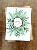 Katharine Watson - Happy Holidays Foil Stamped Card