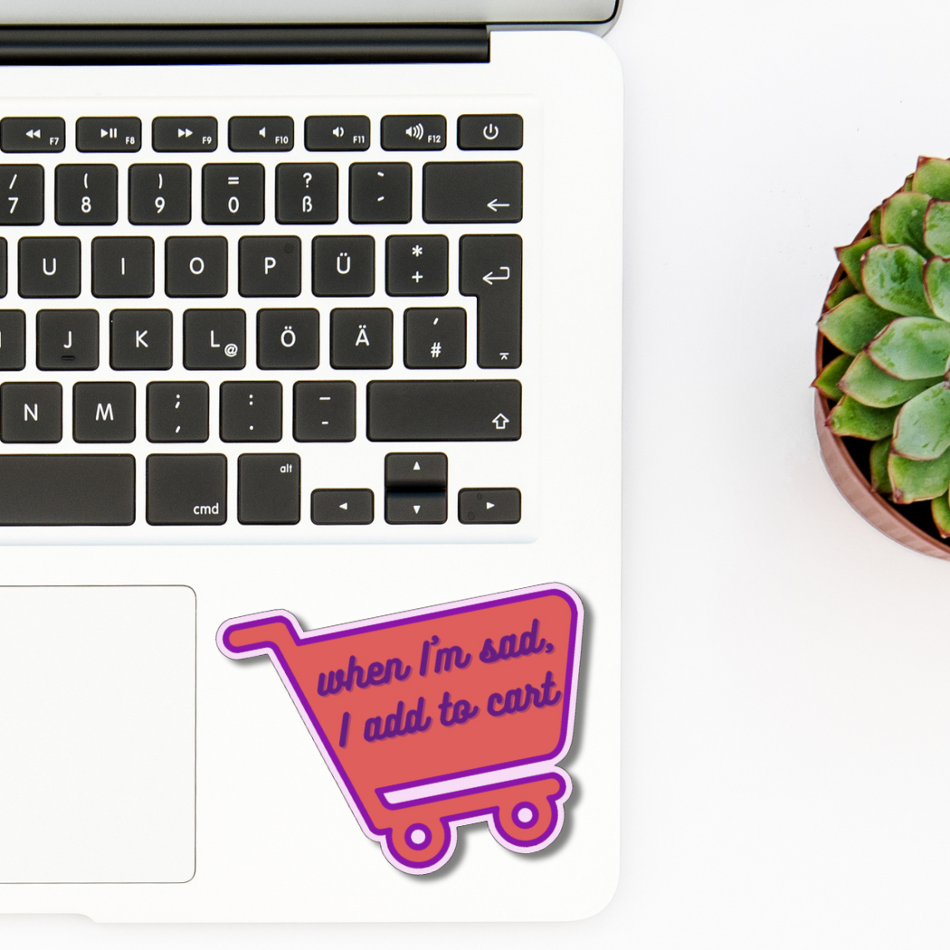 Pretty Pages - Add to Cart , Sticker