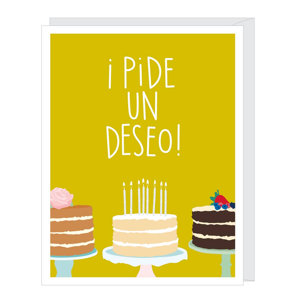 Apartment 2 Cards - SPANISH Make a Wish Birthday Card