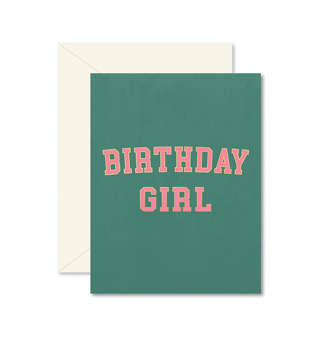 Ginger P. Designs - Birthday Girl University Greeting Card