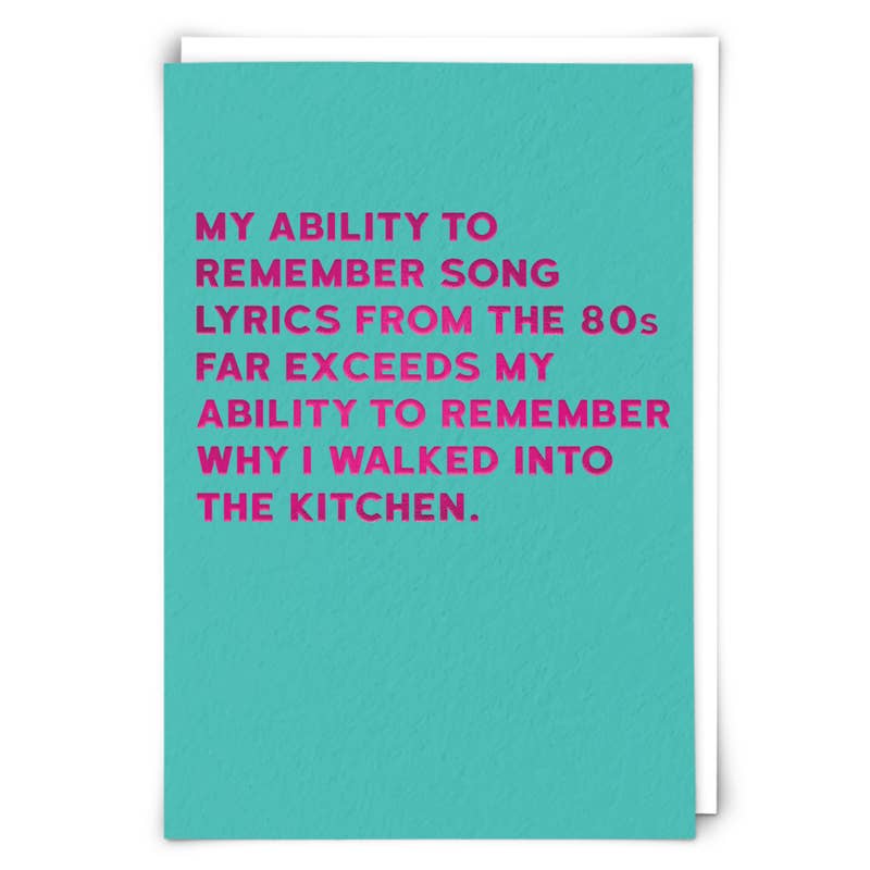Redback Cards - My Ability Greeting Card