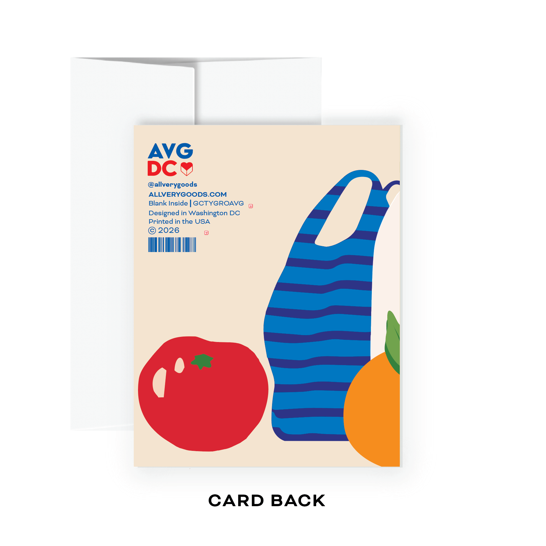 All Very Goods - Greeting Card - Grocery Bags (Thank You)