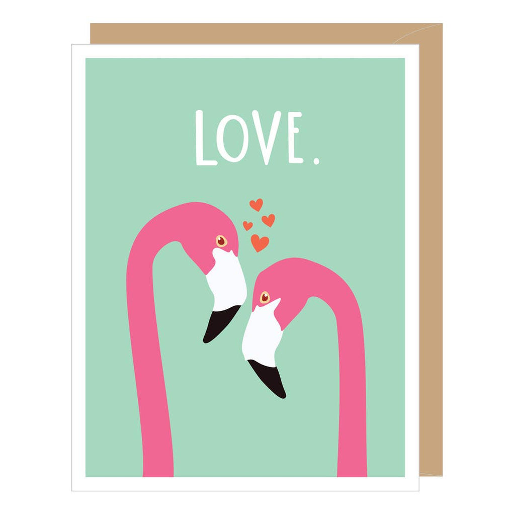 Apartment 2 Cards - Flamingo Couple Anniversary Card