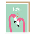 Apartment 2 Cards - Flamingo Couple Anniversary Card