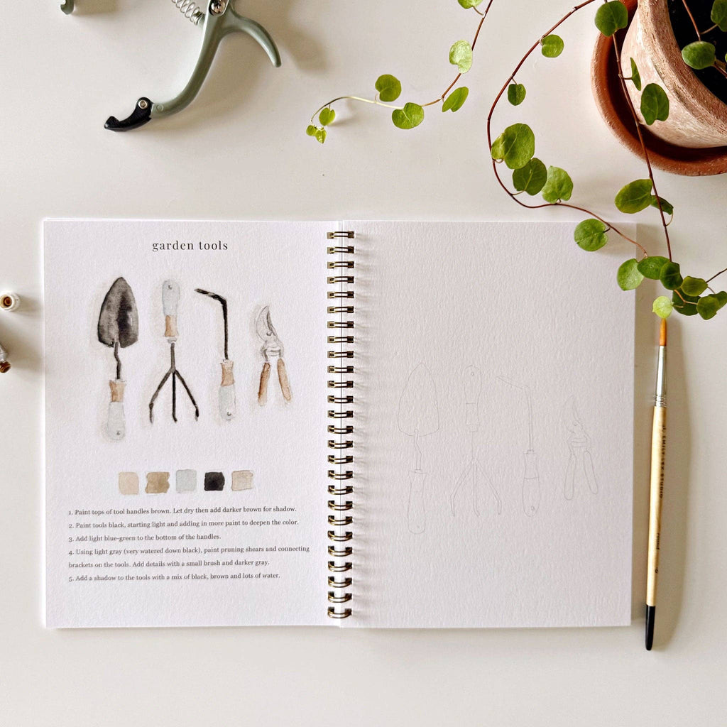Emily Lex Studio - Garden Watercolor Workbook