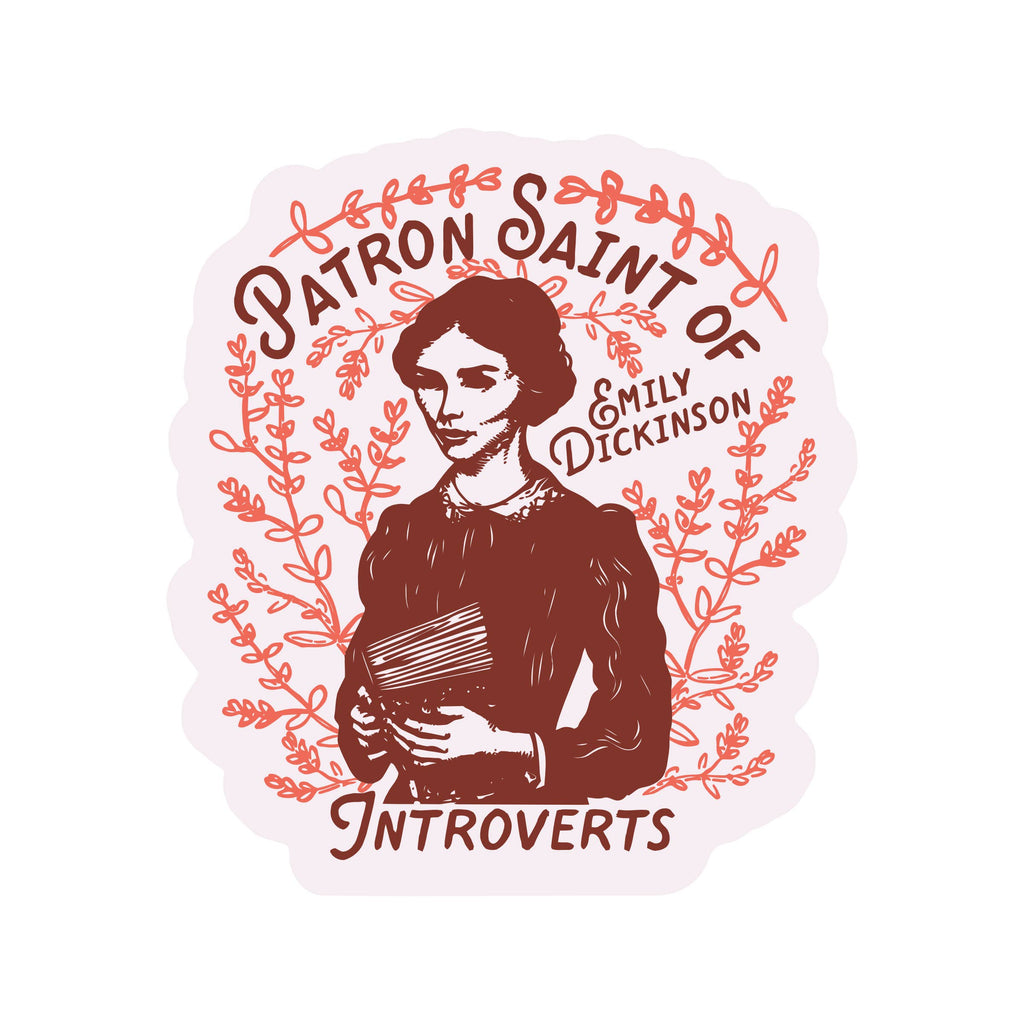 Juju and Moxie - Literature Book Emily Dickinson Vinyl Sticker