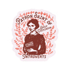Juju and Moxie - Literature Book Emily Dickinson Vinyl Sticker