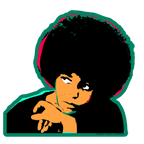 CheerNotes Greeting Cards & Stationery - Angela Davis Activist Sticker