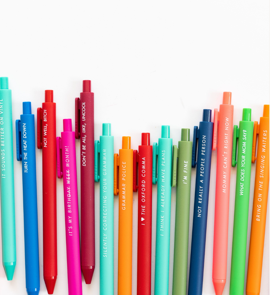 Tiny Hooray - Holiday-Weary Pen Set
