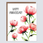 Morgan Swank Studio - Peonies Floral Anniversary Card
