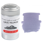 Herbin Fountain Pen Ink Cartridges - Tin of 6: Perle Noir (Black Pearl)
