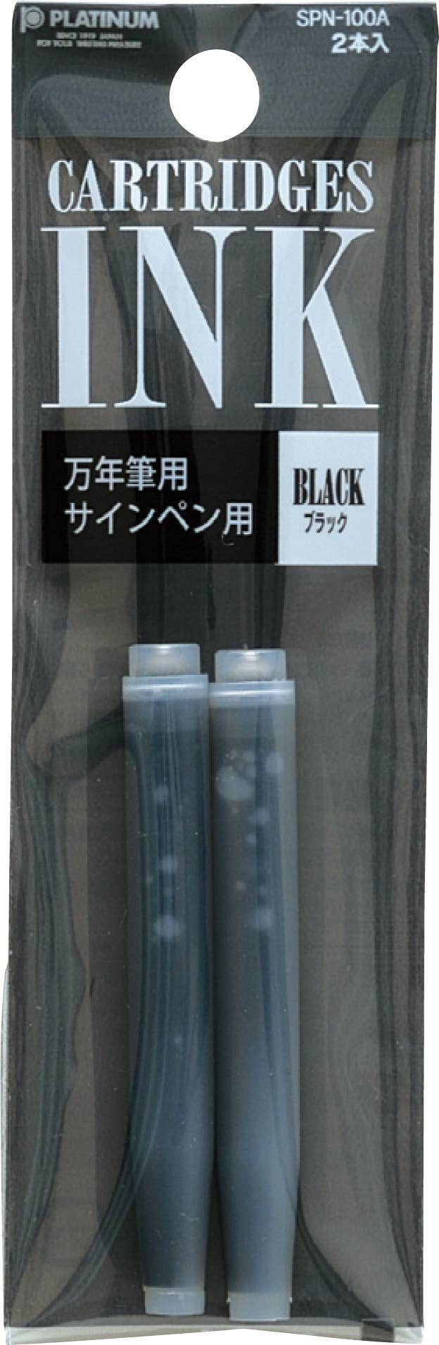 Platinum Preppy Cartridges: Blue Black